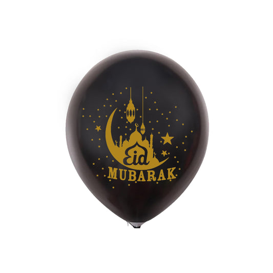 eid mubarak black balloons masjid gold eid city canada