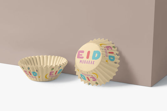 Kid Theme Eid Mubarak Cupcake Liner eid city canada