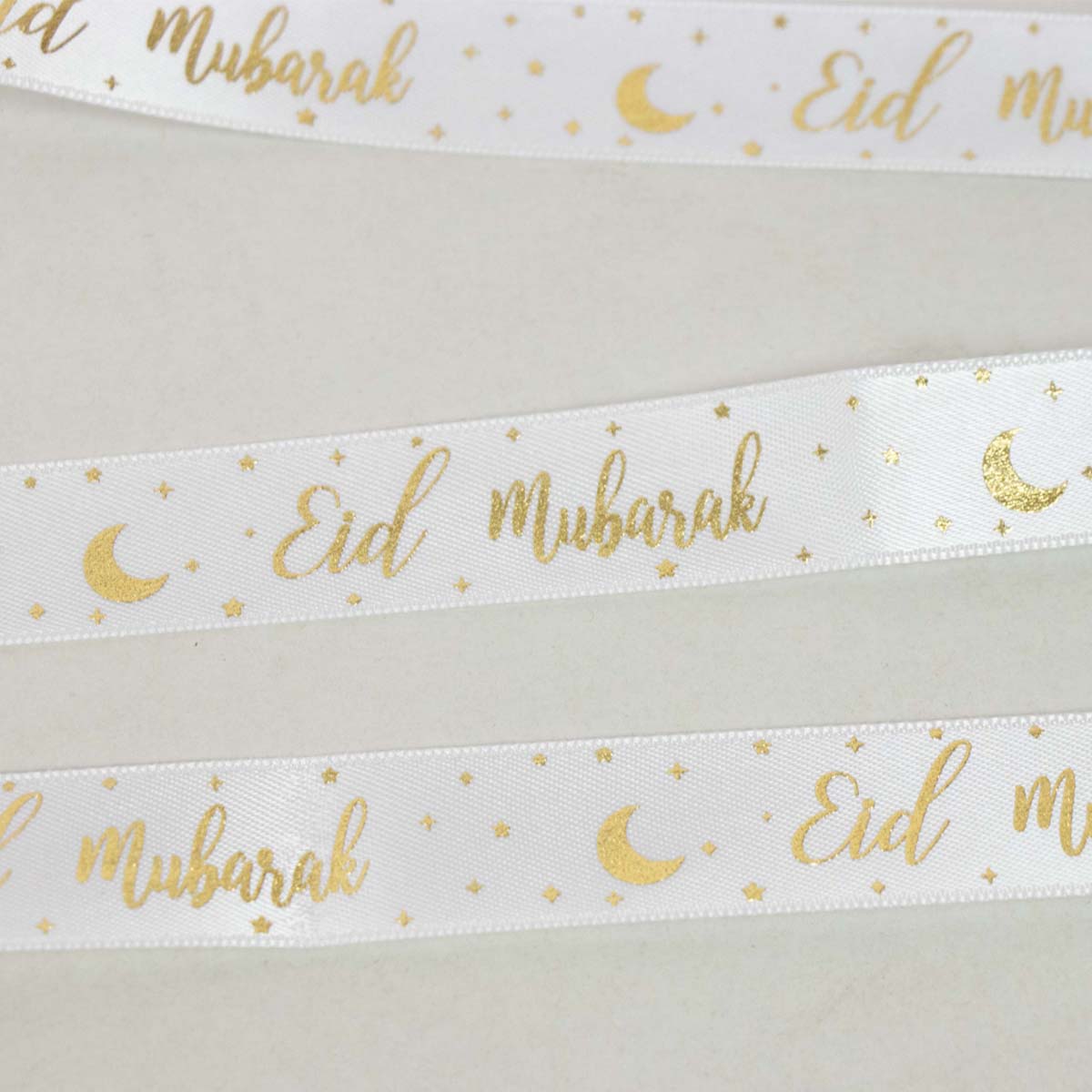 Gold Star Eid Mubarak Gift Ribbon eid city canada