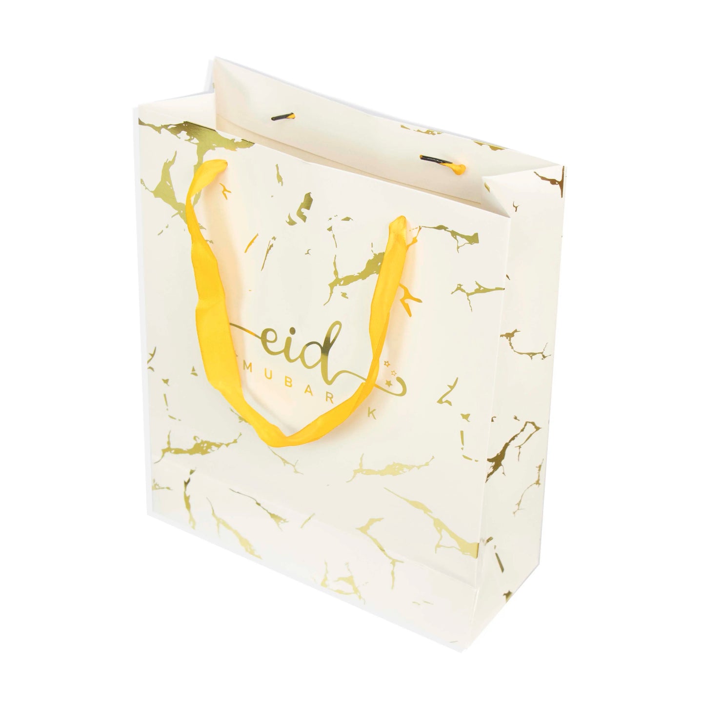 White & Gold Marble Gift Bag Eid City Canada