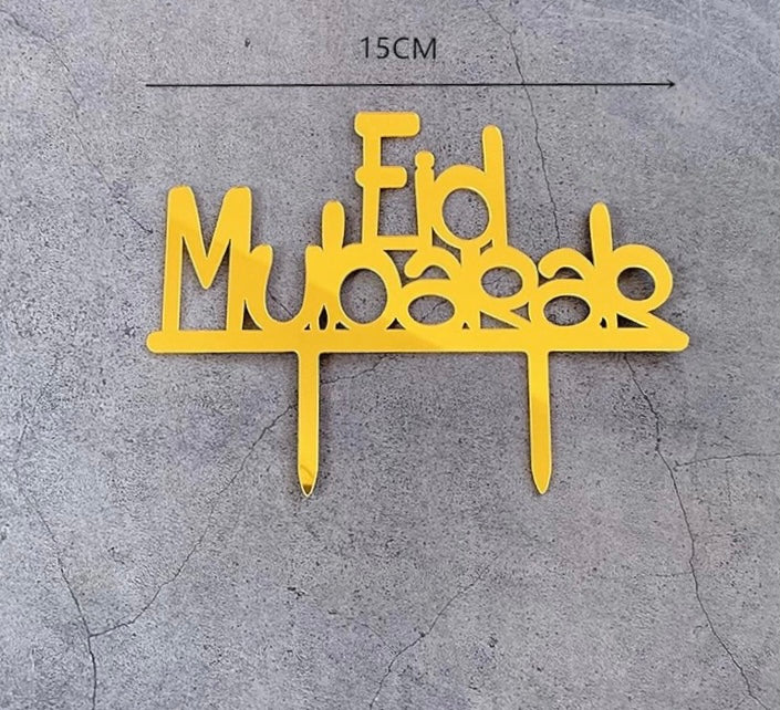 eid mubarak gold topper eid city canada