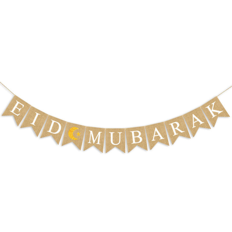 eid mubarak bunting banner eid city canada