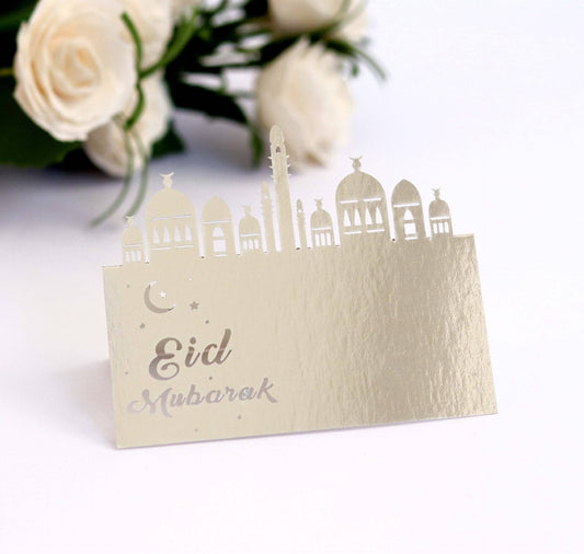 silver eid mubarak card eid city canada