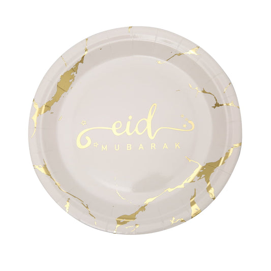 White Marble Plates 10 Pack 1 eid city canada